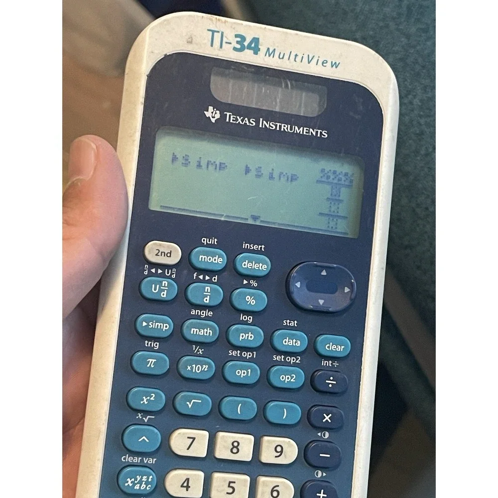TEXAS INSTRUMENTS TI-34 MULTIVIEW SCIENTIFIC‎ CALCULATOR